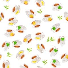 illustration of tea cup