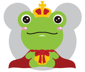 Fototapeta premium The stuffed toy of the Frog
