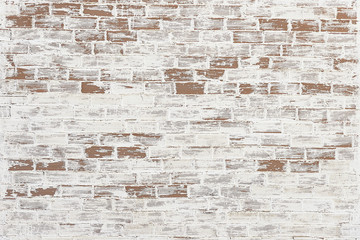 Old red brick painted wall background texture