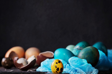Traditional easter eggs