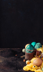 Traditional easter eggs