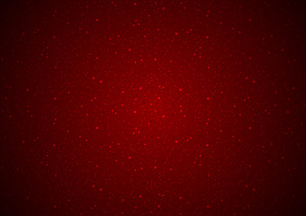 Red Glittering Noise Background - Abstract Dotted Textured Illustration, Vector