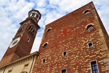 Torre dei Lamberti - das höchste Gebäude Veronas