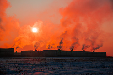 Fototapeta premium Air pollution