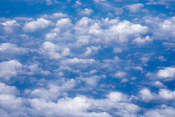 Abstract background of beautiful blue sky with clouds