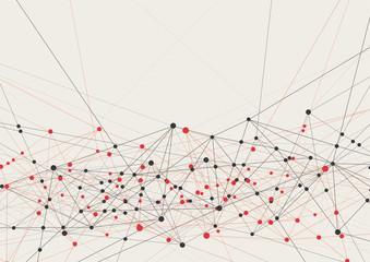 Internet connection, abstract sense of science and technology graphic design.