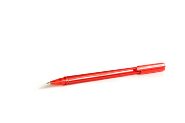 This is a red pen.