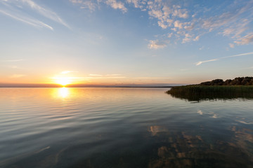 Sonnenuntergang an der Müritz
