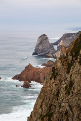 Leuchtturm am westlichsten Punkt Kontinentaleuropas,  Cabo da Roca, Portugal.