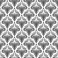 Naklejka premium Seamless vector floral wallpaper