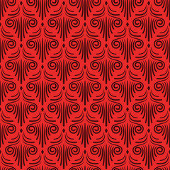Fototapeta premium Seamless vector floral wallpaper