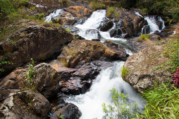 Datanla waterfall in Dalat city, Vietnam