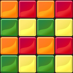 Multicolor tiles texture seamless vector illustration