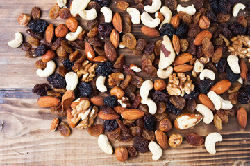 nuts mix exotic fruits