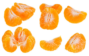 Orange on a white background