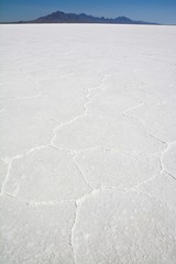 Fototapeta na wymiar Bonneville Salt Flats Salt Lake City Utah