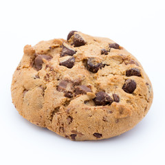 Cookies nuts on the  isolated on white background.