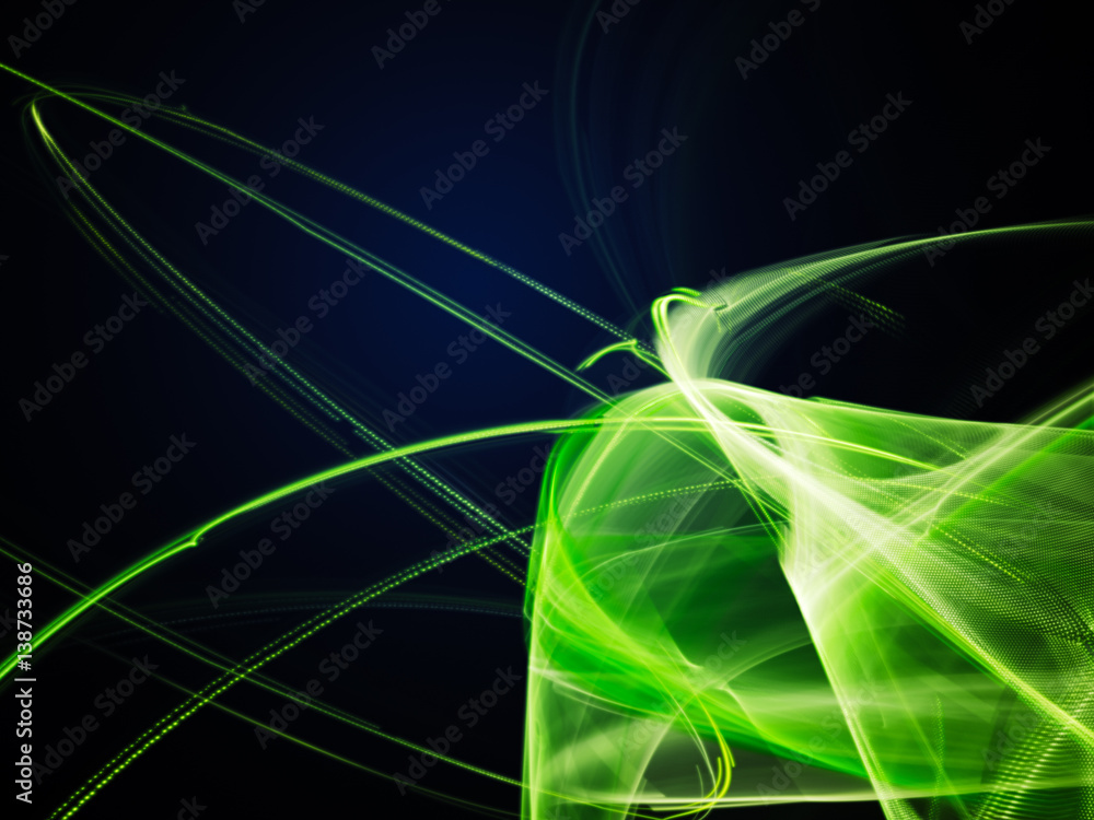Poster abstract background element. fractal graphics. composition of curves and mosaic halftone effects. gr