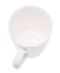 White coffee cup on a white background. © stockphotopluak