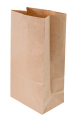 Brown paper bags to protect the environment