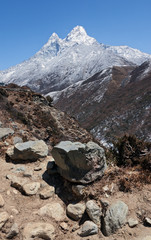 The trek near Ama Dablam (Mt. Everest region) - Nepal
