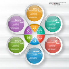 Abstract 3D Paper Infographics