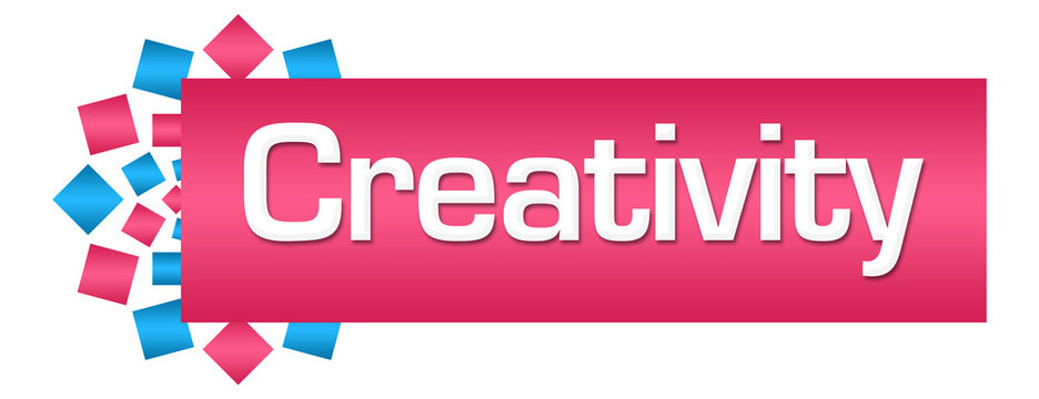 Creativity Pink Blue Circular Bar 