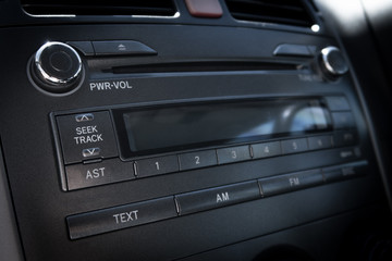 car interior and dashboard