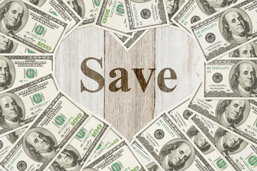The love of saving money message