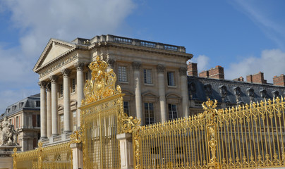 entry and details of versailles palace in france