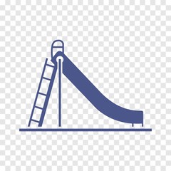 children's slide vector icon
