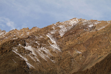 Himalayan mountains in Ladakh, India. Hemis High Altitude National Park.