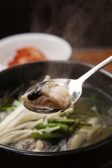 bogeo tang. Puffer Fish Stew.