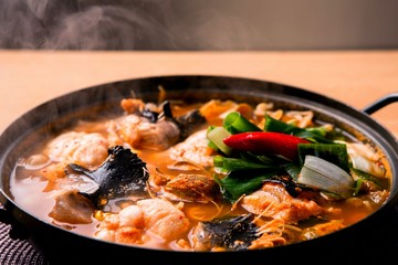 agwi tang. Monkfish Soup.