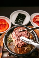 ttaro gukbap. Korean style Rice and Soup.
