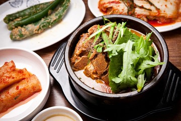 ppyeo haejangguk. Pork Rib Hangover Soup.