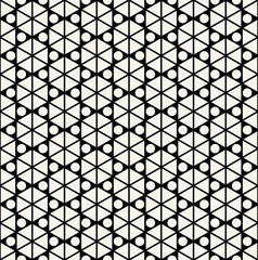 abstract geometric seamless vector pattern