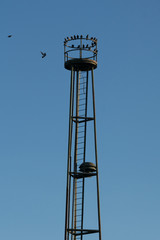 Old obsolete watch tower