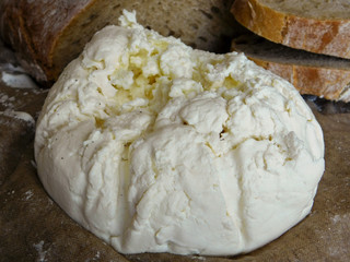 Chevre soft goat cheese and bread