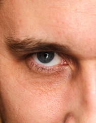 Fototapeta premium evil male eye