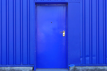 Blue door