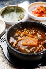 seonji haejangguk. Ox Blood Hangover Soup.
