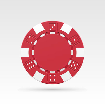 Red casino chips.
