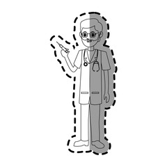 medical doctor icon image vector illustration design 