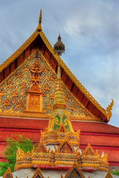 Wat Chana Songkhram, a Buddhist temple in Bangkok, Thailand