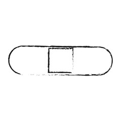 single bandage icon image vector illustration design 
