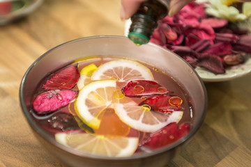 Aromatherapy preparation.