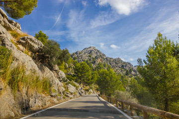 Fototapeta na wymiar Beautiful view of Sa Calobra on Mallorca Island, Spain