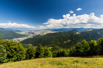 Tlsta Hora Mountain in the Cutkovska Dolina Valley near Ruzomberok in Slovakia