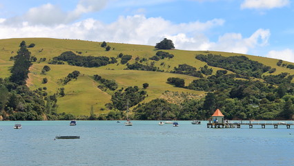 Jetty in Akaroa New Zealand